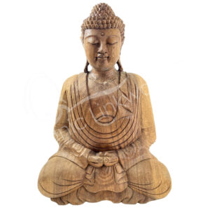 Meditation Buddha Wood Statue