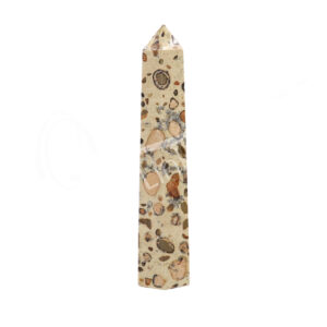 Leopard Skin Jasper Obelisk