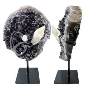 GEODE - AMETHYST ON METAL STAND (PALLET #48) 10-22"