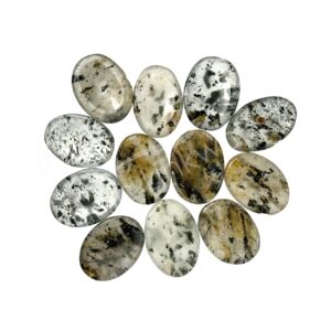 Clinochlore Quartz Worry Stones