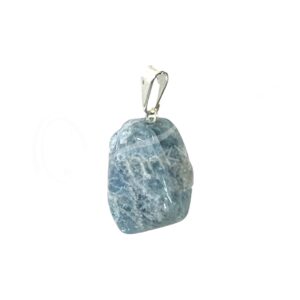 Polished Aquamarine Tumbled Stone Pendant