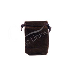 Brown Velvet Pouch