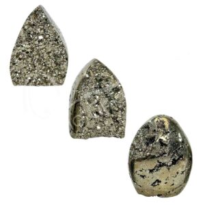 Pyrite with Druse Free Shape