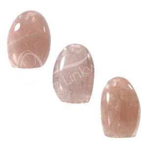 Polished Rose Quartz Free Shape
