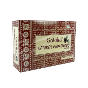 (GOLOKA NATURE'S CEDARWOOD INCENSE STICKS (PK 12) 15 GM