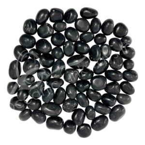 Black Agni Manitite Tumbled Stones