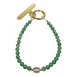 Green Aventurine Beads Phone Chain