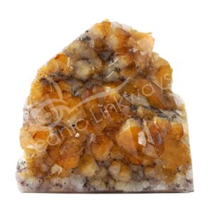 Citrine B Druse Cut Base