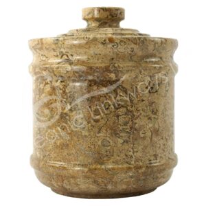 Fossil Coral Jar