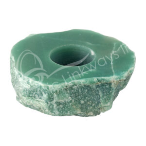 Green Aventurine Top Polished Tealight Holder