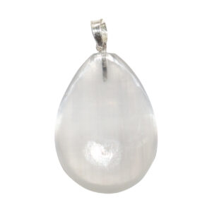 Selenite Drop Pendant