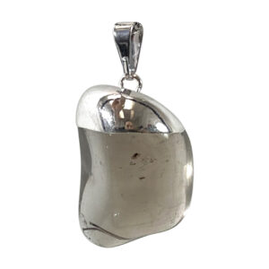 Smoky Quartz Tumbled Stone Pendant
