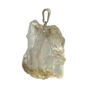 Rough Natural Citrine Pendant