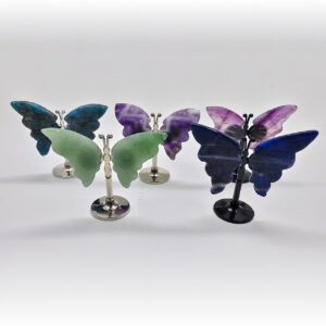 Mixed Stones Butterflies on stand